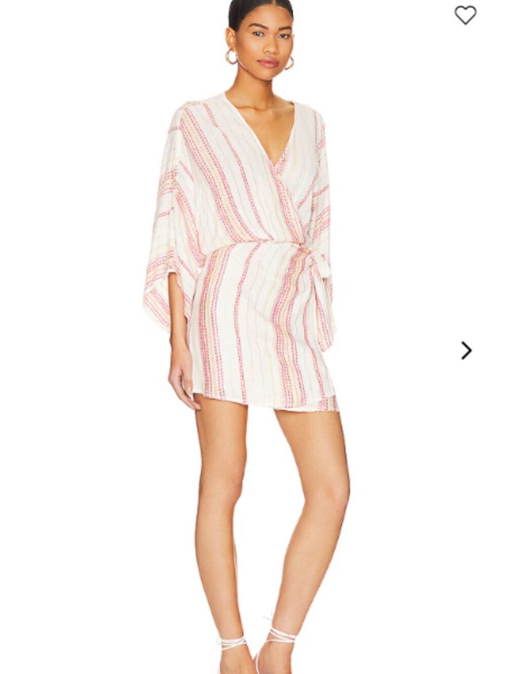 L*Space Revolve Pfeiffer Dress Siesta Stripe Size S NWT beach tropical chic boho